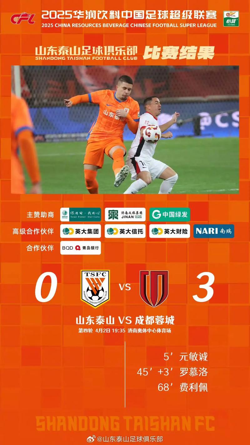 山东鲁能今晚的比赛